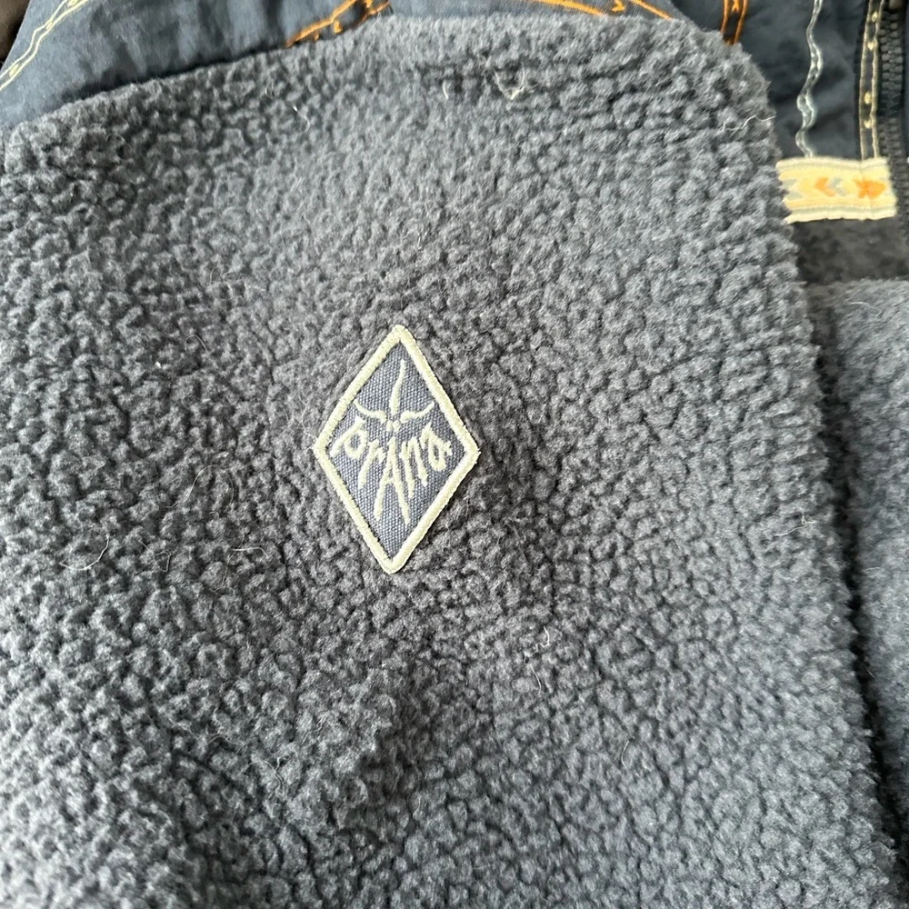 Prana Navy Blue Fleece Jacket